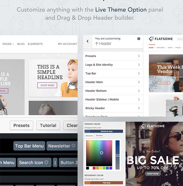 Theme WordPress bán hàng thời trang Flatsome