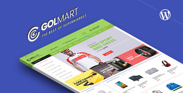 Golmart – Mẫu website bán hàng đẹp