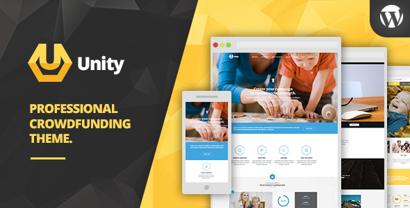 Unity – Mẫu website sự kiện, tổ chức gây quỹ