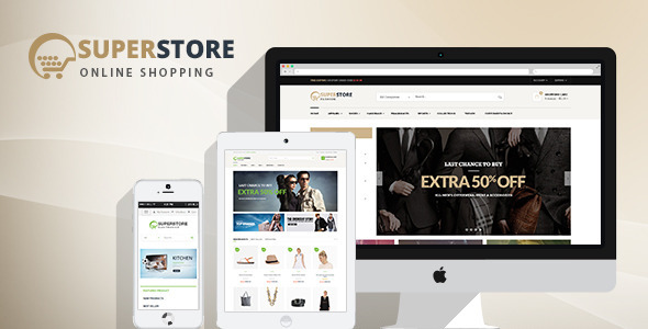 Superstore – Mẫu website cửa hàng thời trang