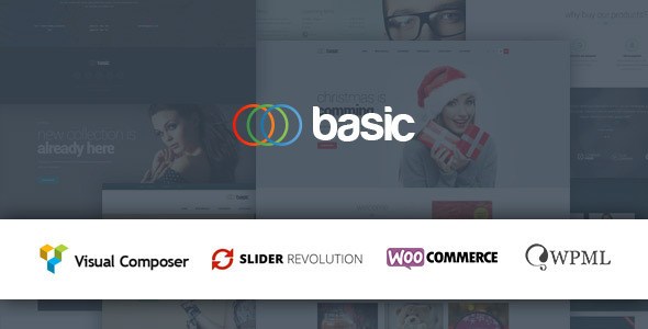 Basic – Mẫu website bán hàng thời trang, quà tặng