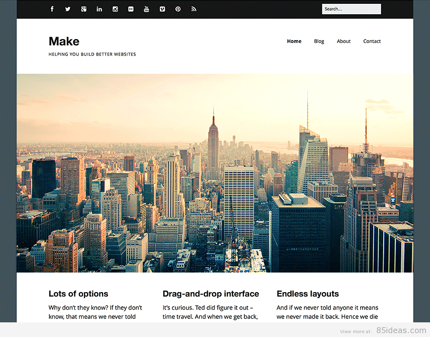 Theme WordPress làm diễn đàn forum miễn phí - Make