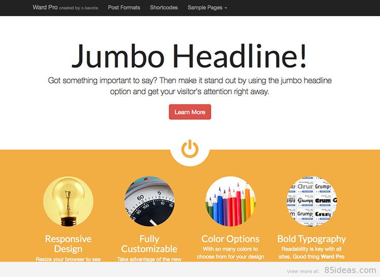 Theme WordPress làm diễn đàn forum miễn phí - Ward Pro