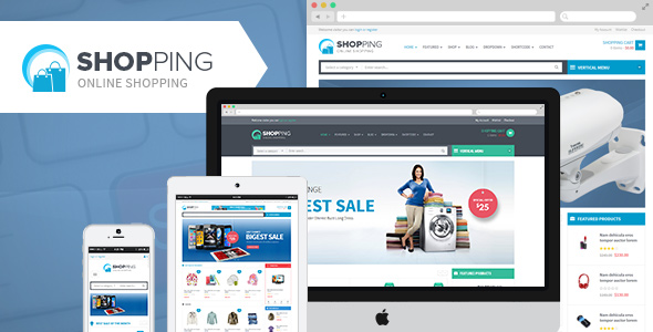 Shopping – Mẫu website shop bán hàng đa năng