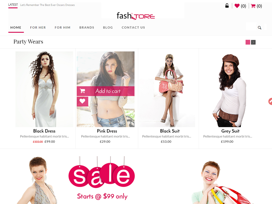 Theme WordPress bán hàng miễn phí chuyên nghiệp FashStore