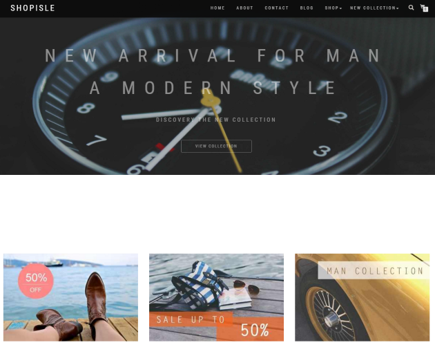  Shop Isle – Theme WordPress shop thời trang tuyệt đẹp