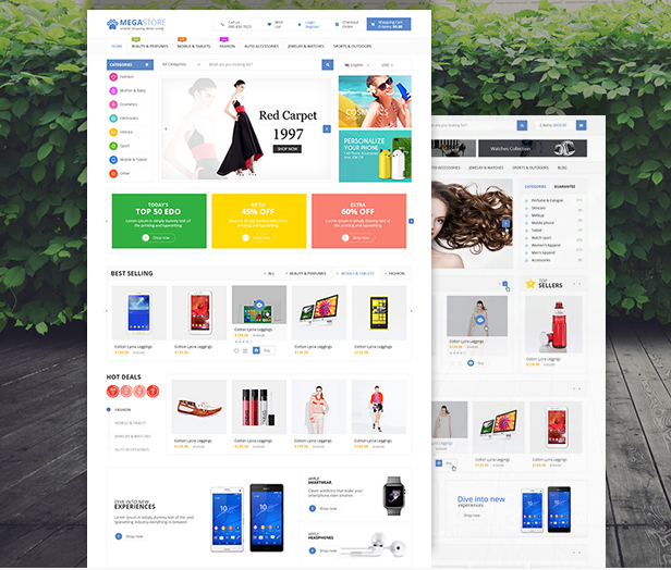 Theme WordPress bán hàng Mega Store