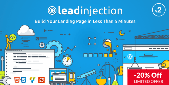 Leadinjection &#8211; Theme WordPress Landing Page tốt nhất