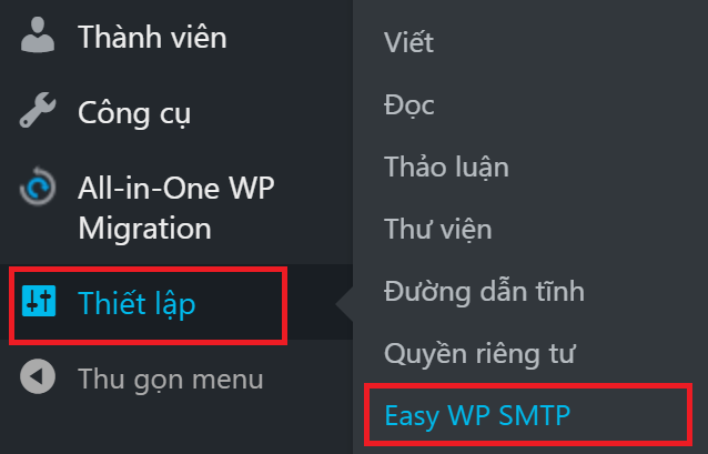 Hướng dẫn cấu hình gửi mail trên WordPress sử dụng SMTP Gmail
