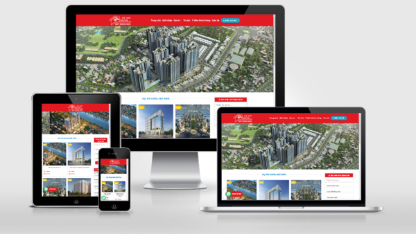 Theme Wordpress bất động sản - Mẫu số 2