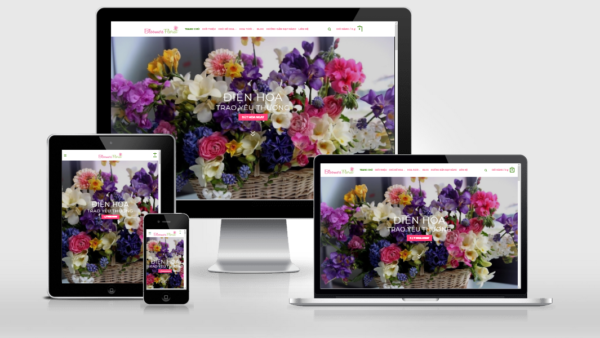 TTheme Wordpress shop bán hoa tươi mẫu 1 - Giao diện web Wordpress