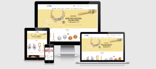 Theme Wordpress bán trang sức, nữ trang, đồng hồ giống PNJ