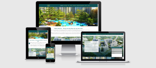 Theme Wordpres bất động sản mẫu số 10 - Dự án Celadon Gamuda