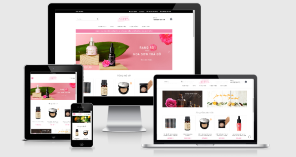 Theme Wordpress bán mỹ phẩm đẹp - Yeppy