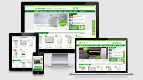 Theme wordpress bán máy lọc nước mẫu số 2