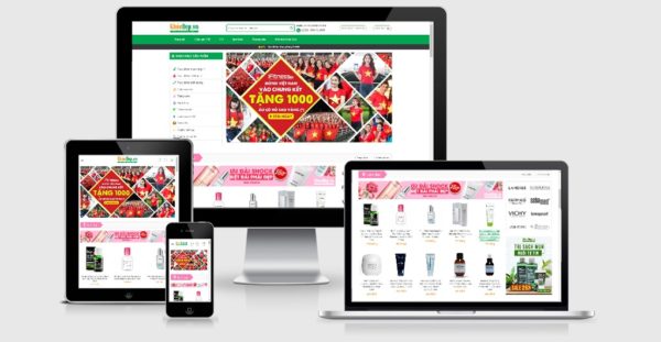 Theme Wordpress mỹ phẩm đẹp tuyệt vời - Mẫu số 8