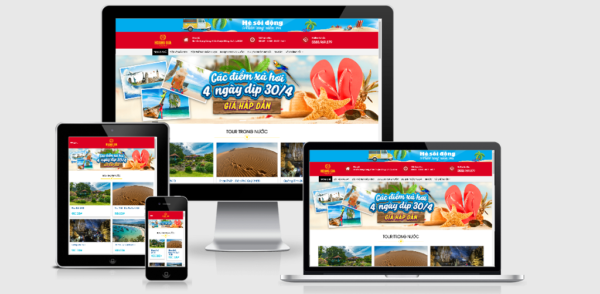 Theme Wordpress du lịch Việt hóa mẫu số 2