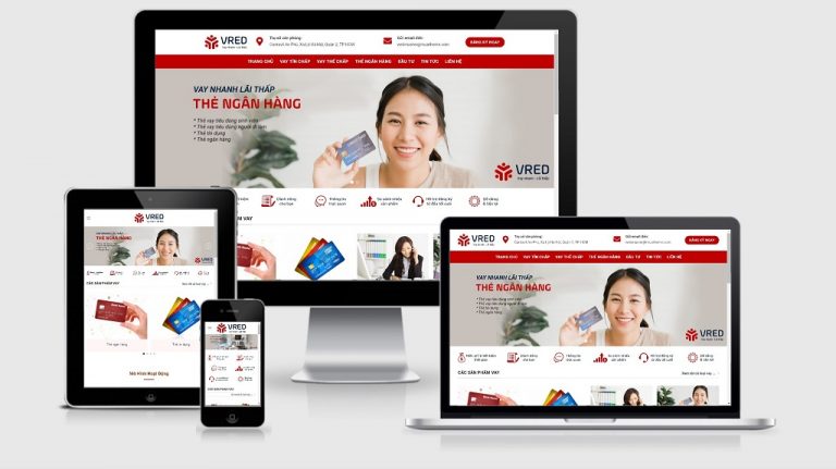 Theme Wordpress dịch vụ vay vốn ngân hàng, thẻ tín dụng mẫu số 2