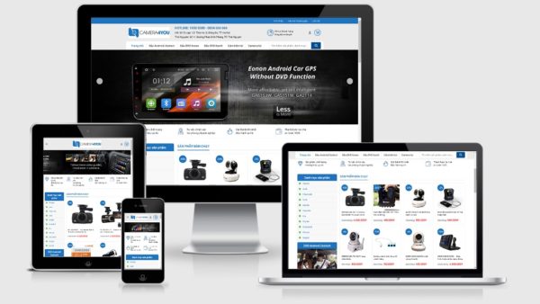 Theme Wordpress bán camera, điện máy, công nghệ mẫu số 4