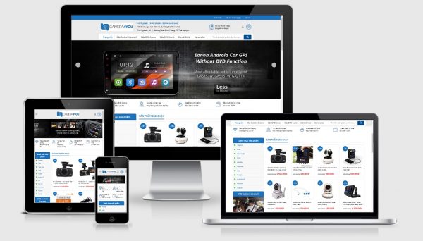 Theme Wordpress bán camera, điện máy, công nghệ mẫu số 4