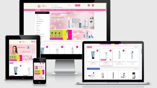 Theme Wordpress bán mỹ phẩm mẫu số 12 - Nuskin
