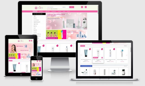 Theme Wordpress bán mỹ phẩm mẫu số 12 - Nuskin