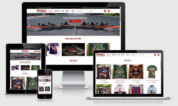 Theme Wordpress shop bán hàng mẫu số 4 - Shop thời trang