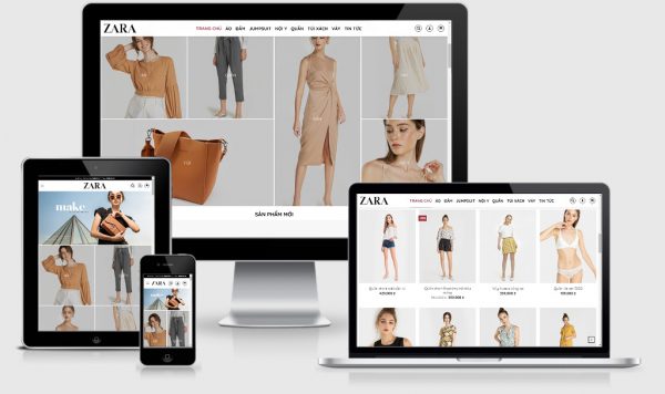 Theme Wordpress thời trang mẫu số 6 - MTFashion