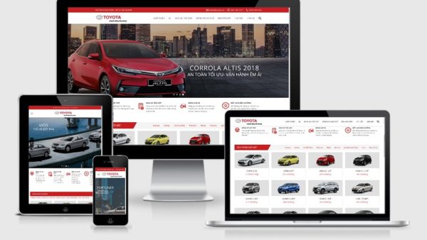 Theme Wordpress bán ô tô Toyota đẹp tuyệt vời