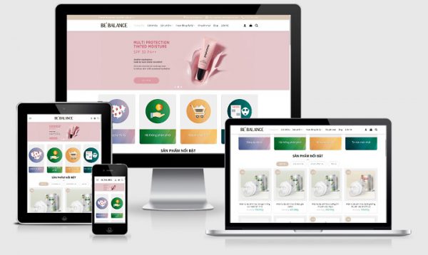 Theme Wordpress bán mỹ phẩm mẫu số 17