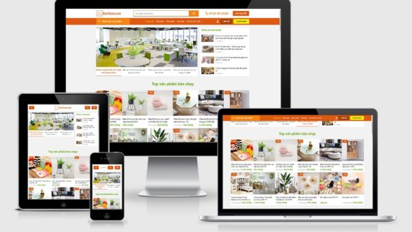 Theme Wordpress nội thất mẫu số 11 - Giao diện web nội thất đẹp