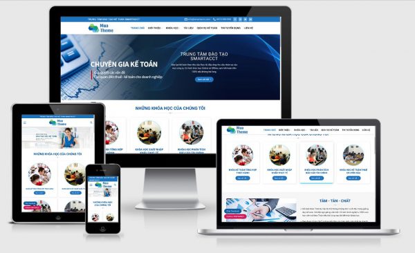 Theme Wordpress trung tâm đào tạo kế toán GiaoDuc3
