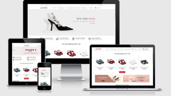 Theme Wordpress bán giày dép thời trang mẫu số 3