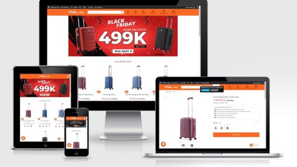 Theme Wordpress bán vali, ba lô giống Mia.vn