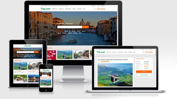 Theme Wordpress tour du lịch mẫu số 6 - Trip.com