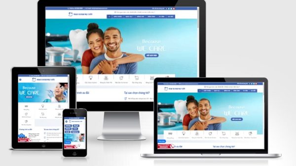 Theme Wordpress phòng khám nha khoa, nha sỹ mẫu số 5