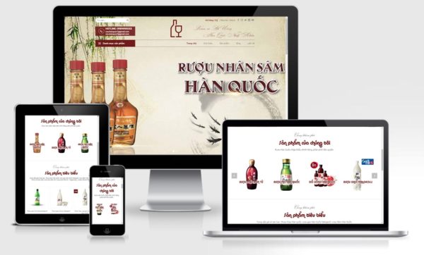 Theme Wordpress bán rượu Hàn Quốc