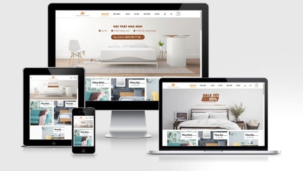 Theme Wordpress nội thất mẫu số 16 - Giao diện web nội thất đẹp