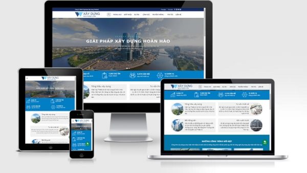 Theme Wordpress công ty xây dựng mẫu số 7