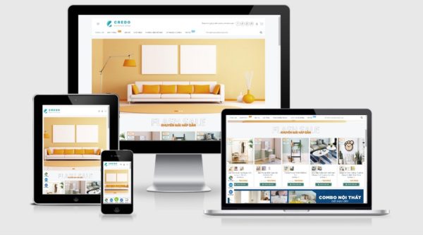 Theme Wordpress nội thất mẫu số 20 - Credo - Giao diện web nội thất đẹp