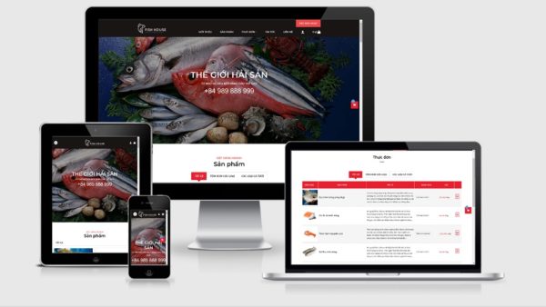 Theme Wordpress bán hải sảng tươi sống cao cấp