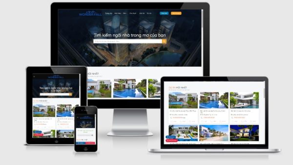Theme Wordpress cho thuê - bán bất động sản mẫu số 37
