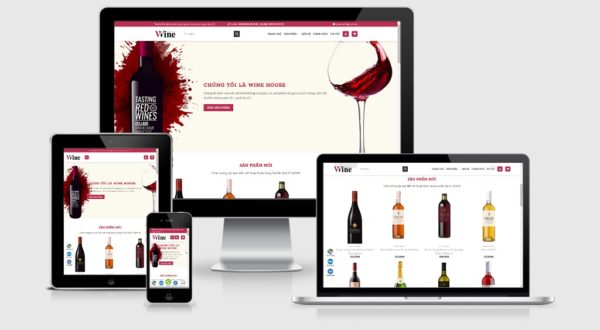 Theme wordpress rượu ngoại rượu vang 2 - Wine House