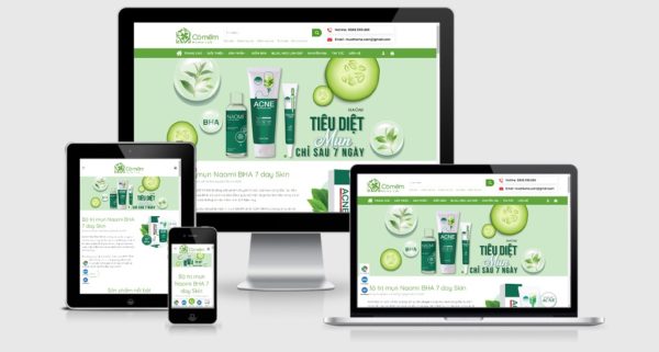 Theme Wordpress thực phẩm chức năng mẫu số 5