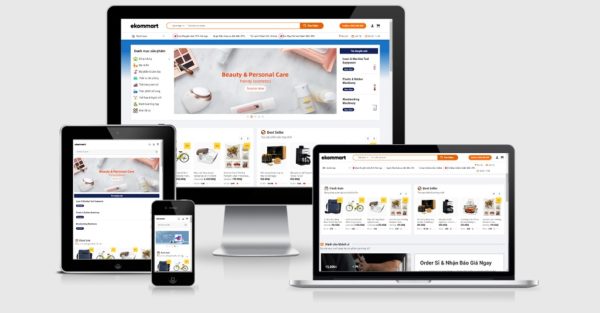 Theme WordPress thương mại điện tử cao cấp số 6 - ekomMart