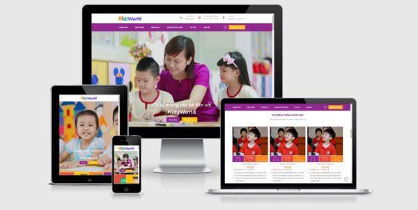 Theme Wordpress trường mầm non Kids World - Theme wp giáo dục