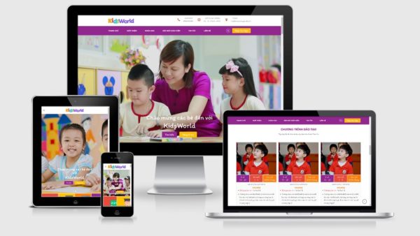 Theme Wordpress trường mầm non Kids World - Theme wp giáo dục