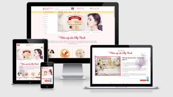 Theme Wordpress spa đẹp mẫu số 4 - Elly Spa