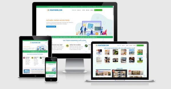 Theme wordpress bán theme, giao diện web mẫu số 3