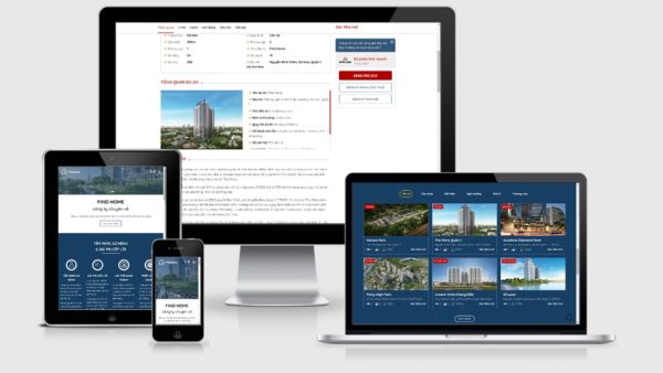 Theme Wordpress bất động sản cao cấp mẫu số 39